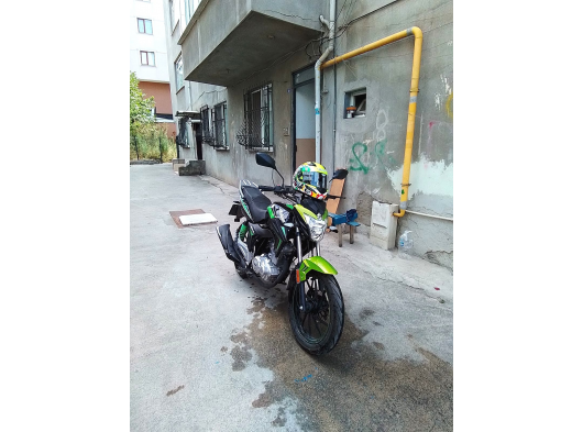 Sıfır ayarında motor Ve  Sıfır Kask