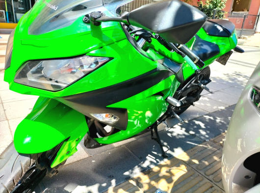 Kawasaki ninja 300 2014 yeşil  - 7. fotoğraf
